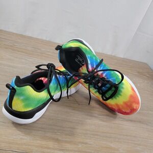 MTA Sport W/Aerolite Cloudy Women Tie Dye Athletic Shoes Size 9.5 Wide Rainbow